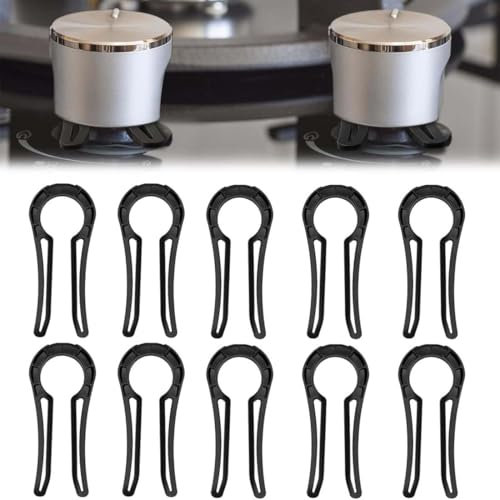 SULIUDAJI 10Pcs Verrous De Bouton De Cuisinière À Gaz, Verrous De Cuisinière Sécurité Verrous De Cuisinière Sécurité Verrous De Bouton De Four Pour Bébé Animaux Domestiques Cuisine École (No