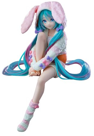 Miku Figur 11CM Rotkäppchen Ver Sitzender Anime Action Figur, Weihnachten Haus Geburtstage Geschenk Haus Auto Schreibtisch Dekoration Ornament für Fans