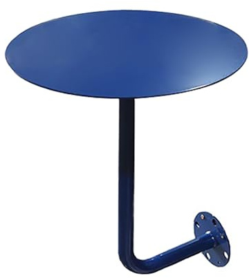 DYPJHEO Couchtisch Wandmontierter Kaffeetische, Runder Arbeitsplatten Wandtisch Wandschreibtisch, Café Kartenhalter Wand Kunst Kleiner Beistelltisch Hause, Verformungssicheres Eisenmetall