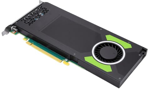 Luocute M4000 Graphics Card, PCI Express 3.0 X16 8GB GDDR5 256 Bit 4 DisplayPort CAD 3D Modeling Rendering, with 1664 Compute Unified Device Architecture Cores for Professional