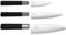 Kai 67-W13 Wasabi Set 3-teilig 6710P und 6715U Allzweckmesser, 6716S Santoku