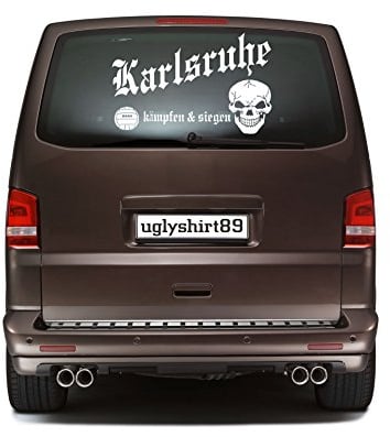 Karlsruhe Autoaufkleber 45 cm | Hardcore | Sticker | Aufkleber | KSM1