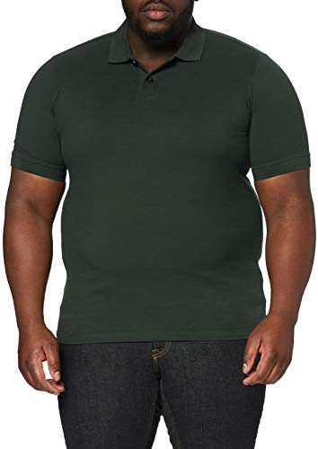 JP 1880 Herren große Größen Übergrößen Menswear L-8XL Poloshirt, Basic, Halbarm, Piqué, L bis 10XL dunkelgrün 4XL 702560442-4XL