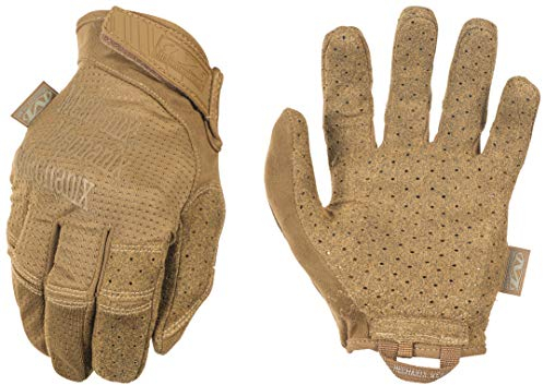 Mechanix Wear: Taktische Specialty Vent-Taktikhandschuhe, berührungsempfindlich, hohe Fingerfertigkeit, Handschuhe für Airsoft, Paintball und Feldarbeit, Arbeitshandschuhe für Männer (Braun, Large)