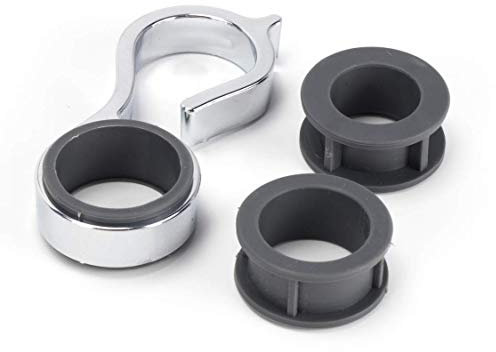Adjustable Shower Hose Retainer Ring Clip Set Suitable for retaining Hose on Shower Rails/Riser Rails 18/22/25mm