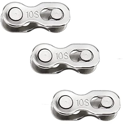 Ziranee Cadena de Bicicleta,3 pares 10 Velocidades Cadena Bicicleta de Montaña 10v Mtb Conector de Enlace Accesorio para Bicicletas de F11 Bicicleta de Velocidad Variable