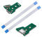 Create idea - Tarjeta de interfaz JDS-055 y cable plano de 12 pines compatible con PS4 Pro y PS4 Slim - Mando inalámbrico de repuesto para puerto de carga Micro USB