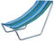 FEBE Sonnenliege Strandliege Liegestuhl Garteliege Blau gestreift Kompakter Strandstuhl mit Tragetasche für Garten Pool und kleinen Balkon Textilgewebe