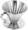 WOONEKY Filtro De Café De 1 Taza Acero Inoxidable Filtro Cafetera Colador De Café