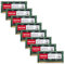 【DDR3 RAM Nur für Laptops】 GIGASTONE 64GB Kit (8x8GB) DDR3/DDR3L 1600MHz (1333MHz) PC3-12800 (PC3-10600) CL11 1.35V/1.5V 2Rx8 SODIMM 204 PinNicht-ECC ungepuffert Notebook Laptop Speicher-Upgrade