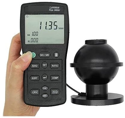 Luxmeter Handlichtstrommesser, Lichttester, Präziser Und Sofortir Reaktionsbereich, 7000 Lumen Effektiv und vielseitig