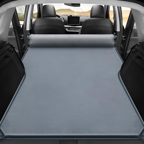 Matratze Auto Luftbett für BMW 3 Series 3er Touring E30 E36 E46 E91 F31 G21, Tragbar Matratze Auto Kofferraum Auto Luftmatratzen Camping Aufblasbare Matratze,Grey