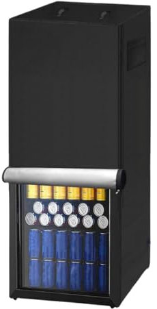 Outdoor Fridge Cover - 210D Strong 100% Waterproof Material, Upright Freezer Cover for Outdoor Use, Stand Up Fridge Cover with Roll-Up Front Part Over Zip