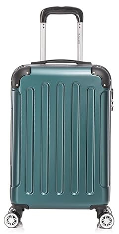 Boleedy Valise Cabine 20″ (55 cm) Rigide ABS Léger et Durable, Bagage de Voyage Trolley 4 roulettes 360°, Suitcase Pas Cher, Soute Avion 20kg