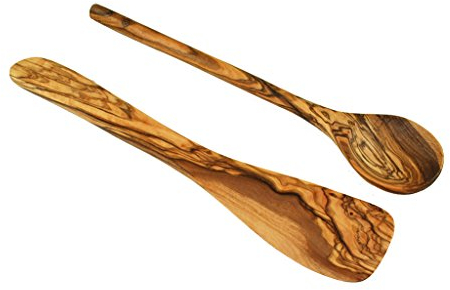 D.O.M. Set da cucina di 2 pezzi in legno d' ulivo PK.