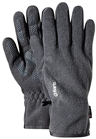 Barts Unisex Fleece Handschuhe, Grau (0002/Heather Grey 002b), One size