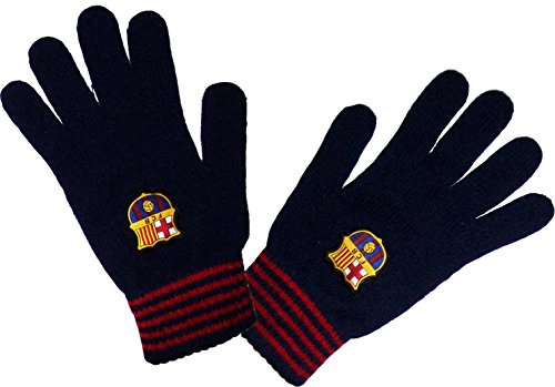 Handschuhe Barça, offizielles Produkt von FC Barcelona, Erwachsenengröße, für Herren - L/XL