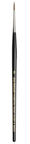 Da Vinci 10 Series Tobolsky-Kolinsky Sable Water Colour Brush, Bristle, Red, 19.5 x 0.205 x 30 cm