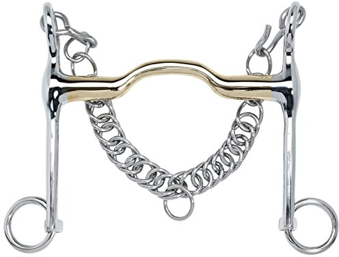 BUSSE Dressurkandare KAUGAN, verchromte Anzüge, 14,5 cm, Kaugan