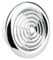 2150C Internal Ventilation Grille Round Chrome 6 150mm Duct Extractor fan Bathroom