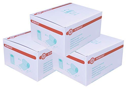 480 x Mullbinden Fixierbinden einzeln in Folie verpackt Noba (Größe: 8 cm x 4 m)