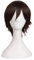 MapofBeauty Cosplay Kostüm Männer kurze gerade Perücke (dunkelbraun)