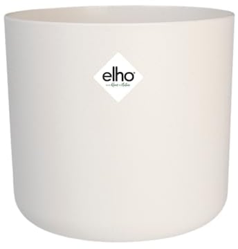 Elho B.for Soft Round 30 - Vaso per Interno - Ø 29.5 x H 27.6 cm - Bianco/White