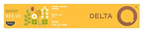 Delta Q Agribéria Etui de 10 Capsules Tisane Relax Paquet de 17.5 g - Lot de 1