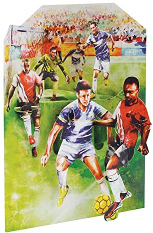 Santoro Swing Karte, 3D Pop Up Grußkarte – Fußball – für ihn, für Vater, Jungen, Geburtstag