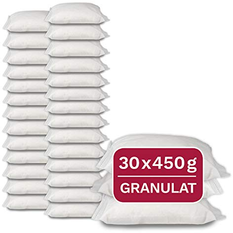 30 x 450 g Universal Luftentfeuchter Nachfüllpack, Luftentfeuchter Granulat in Vliesbeuteln, geeignet für gängige Raumentfeuchter