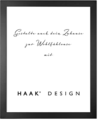 HaakDesign Bilderrahmen Tokio in Schwarz 60 X 90 cm schlicht modern