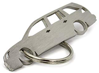 Streetculture CarShape Schlüsselanhänger aus Edelstahl Vectra C Kombi Car Shape