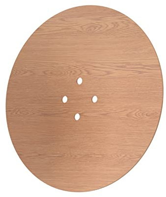 Doppler Dekorplatte für Schirmständer Easy Move Switch, Eschenoptik, Ø 56 cm
