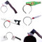 Eterspr 5 Pezzi Fascia Horror Spaventosa di Halloween, Decorazione della Fascia di Halloween, Accessori per Il Trucco, per Halloween, Mascherata, Gioco di Ruolo