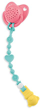 Corolle 9000141400 - Schnuller mit 15 Sounds und Schnullerkette, für alle 36cm Babypuppen, Puppenzubehör, ab 3 Jahren