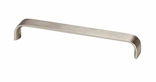 Gedotec Möbelgriffe Aluminium | 1 Stück - Falttüren-griffe Möbel | SENSE | Edelstahl Optik - minimalistisches Design | Länge: 263 mm | Schrankgriffe - Schubladengriffe - Küchengriffe - Türgriffe