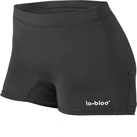 lobloo sous-vêtements de Coquille de Protection Athlétique pour Femme, Short Jill inversé, Protection Pelvienne pour Femme, la Coquille de Protection se Porte à l'extérieur, Noir, L