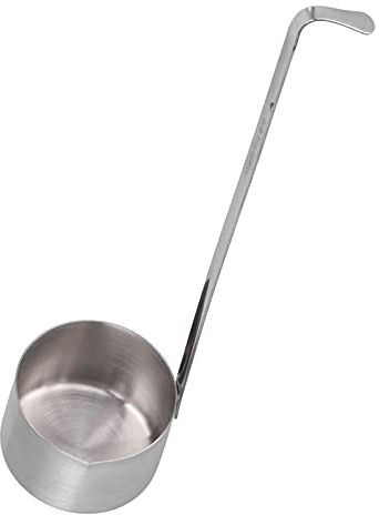 Stainless Steel Ladle, Long Handle Soup & Wine Dipper (8.45 oz)