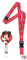 Disney Minnie und Micky Maus Schlüsselband und Micky Maus einziehbare Abzeichenrolle – Disney Schlüsselband mit Ausweishalter – Disney Pin Schlüsselband – Micky Schlüsselband Ausweishalter