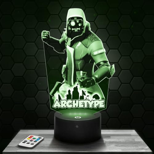 Nachttischlampe - Touch-Nachtlicht Videospiel Splinter cell 3D-LED-Lampe Illusion, Geschenkidee Weihnachten Geburtstag Junge und Mädchen Nachttischlampe Kinder- oder Erwachsenenzimmer