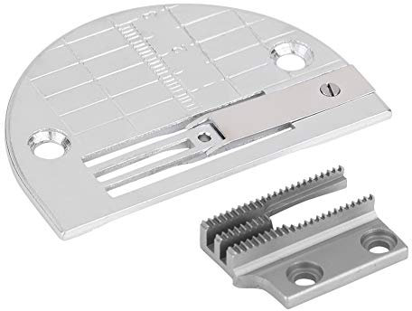 2.6x1.8inch Needle Plate, Feed Dog,Presser Foot for Sewing Machine Industrial Sewing Machine Accessories Needle Plate Presser Foot with Teeth Kit Set