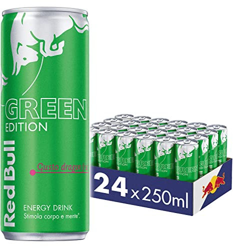 Red Bull Energy Drink, Gusto Dragon Fruit, 250 ml (24 Lattine)