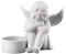 Rosenthal Tischlicht Engel sitzend, Ø 10,5 cm, H 9,7 cm, Porzellan Weiss-matt, Inkl. Geschenkbox