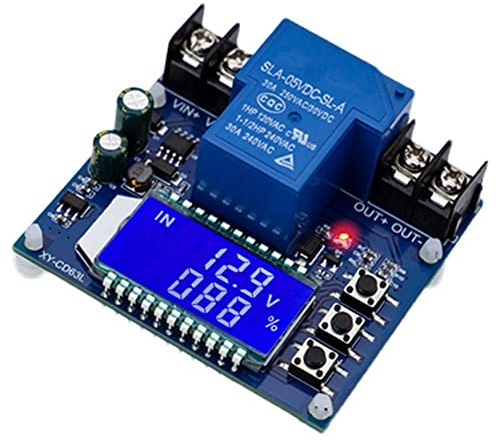 Grendly XY-CD63L 30 A Batterie--Entladungs-Controller, Niederspannungs-Abschaltschalter, Unterspannungsschutz-Display