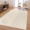 TT Home Wohnzimmer Teppich Schlafzimmer Hochflor Skandinavisch Uni Boho Waschbar, Farbe:Beige, Größe:200x280 cm