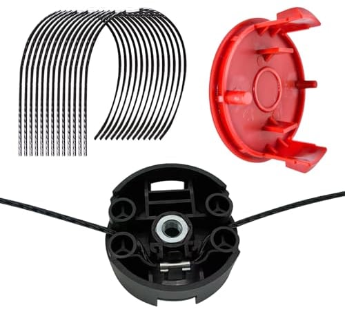 Bosch F016800431 - Línea de recortadora, repuesto para cortador de césped Bosch AFS 23-37, línea de desbrozadora de 37 cm x 3,5 mm con cubierta de carrete F016F04841, cabezal de corte F016F04839 (12
