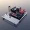 DALAIBUKESI DIY Gaming Computer Open Case Acrylic Open Chassis Rack Support Motherboards ATX M‑ATX ITX PC Test Bench (MATX)