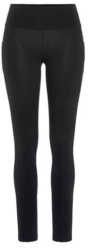 VIVANCE Damen Leggings perfekte Baumwoll-Unterteil, mit breitem Komfortbund, super elastisch, sitzt wie eine zweite Haut, hochwertige Baumwolle für maximalen Komfort