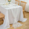 CHUQING Tischläufer Weiß,Organza Tischläufer Weiss,Chiffon-Gaze-Table Runner Tischläufer für Hochzeit,Party-Dekoration,70x 300 cm