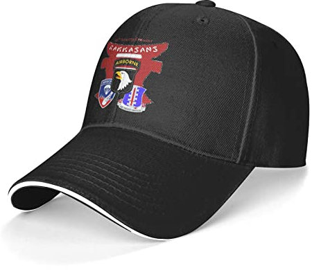 Mütze Us Army 187. Rakkasans, Einheitsgröße Baseball Kappe Mode Baseball Cap Einfarbig Caps Für Herren Freizeit Urlaub Must Haves